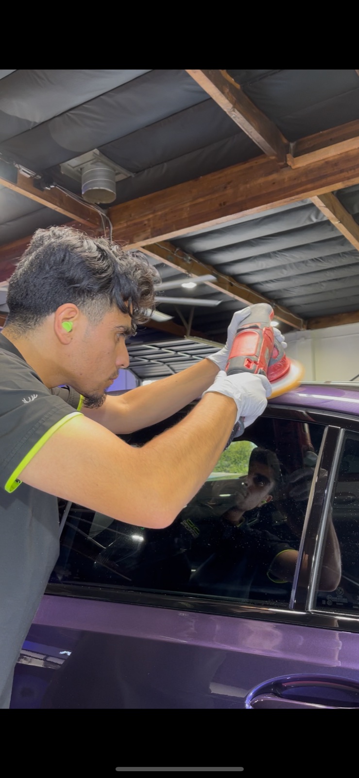 Ceramic coating application process