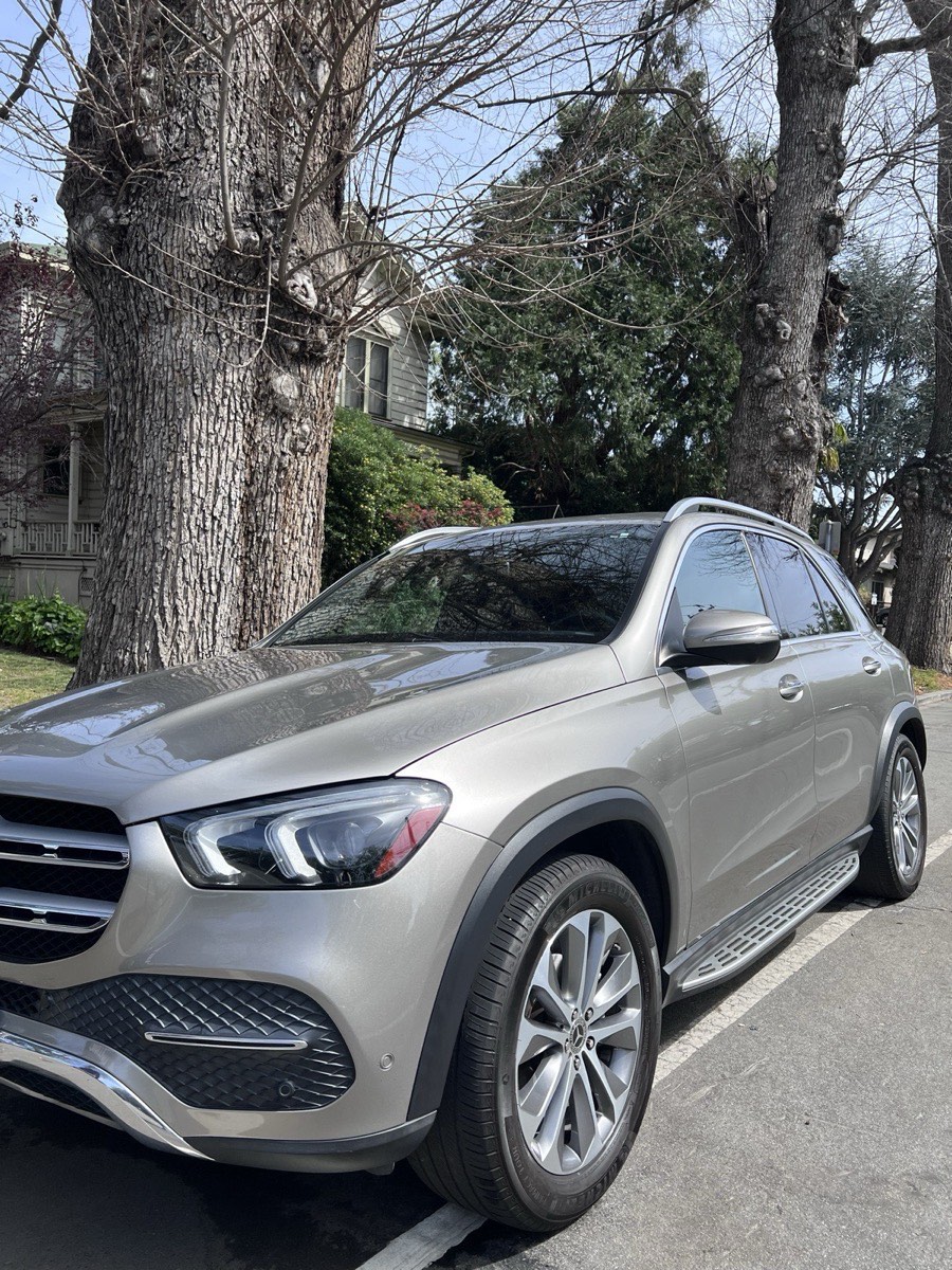 Silver Mercedes GLE ceramic coating