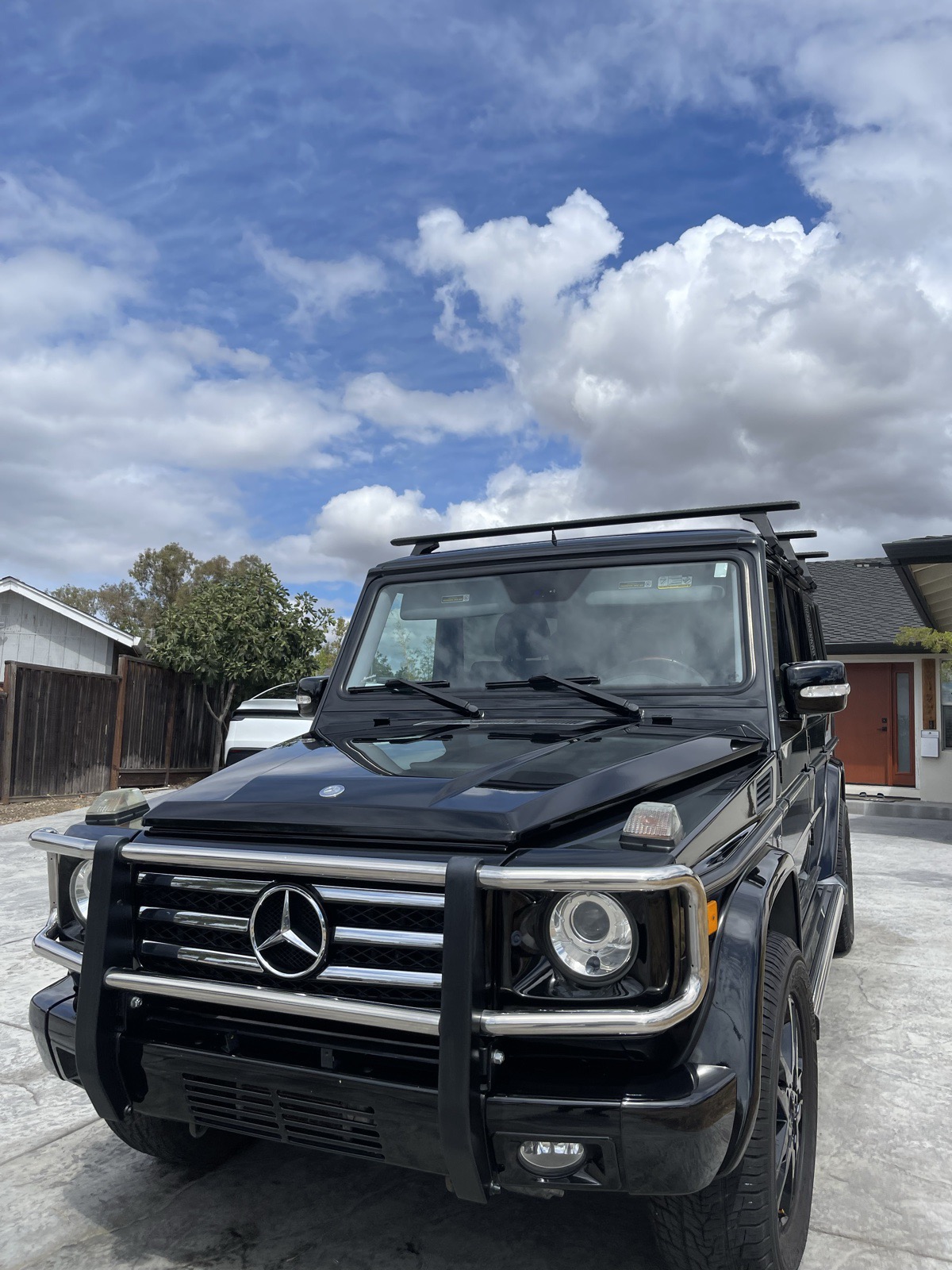 Black Mercedes G-Wagon ceramic coating